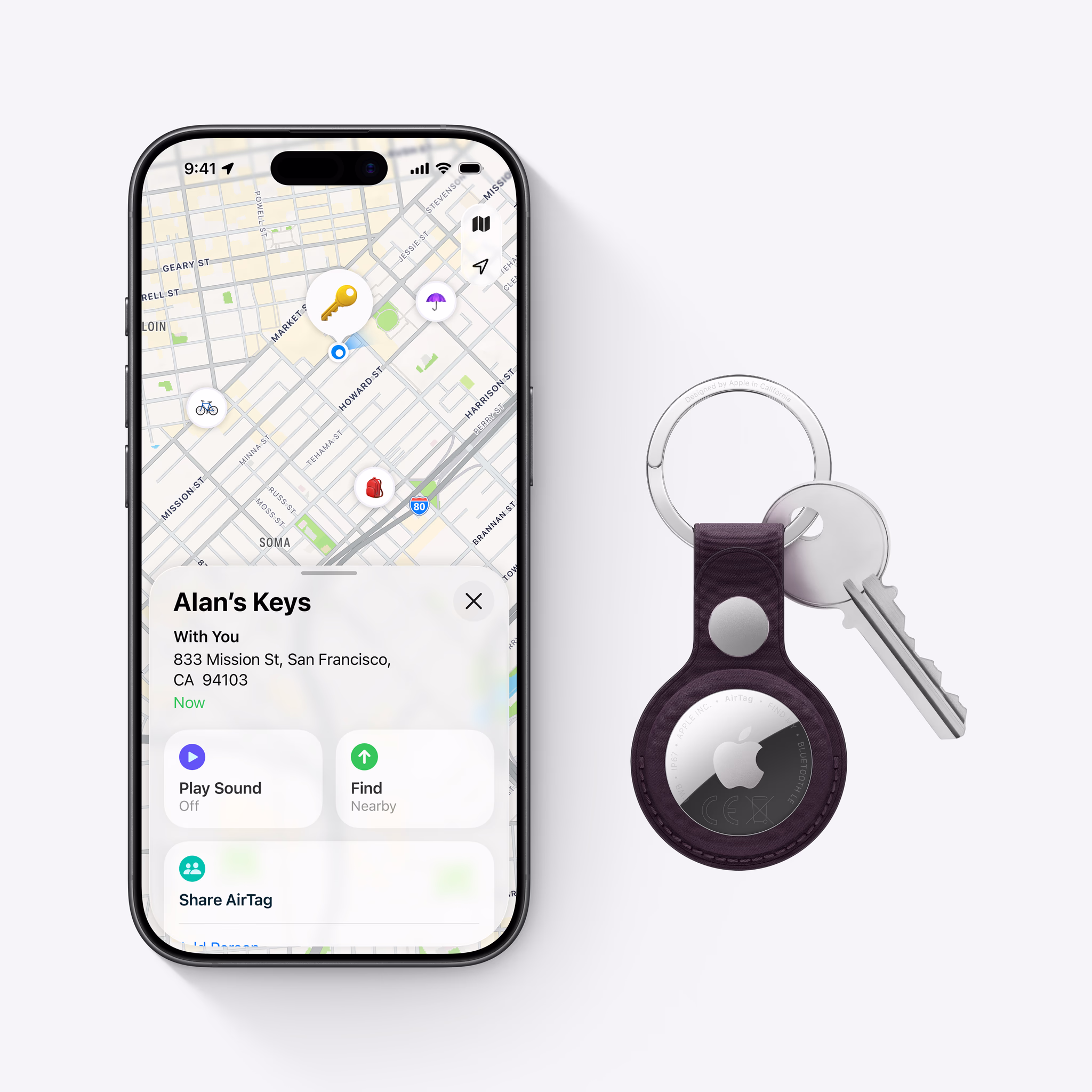 Apple AirTag - 2e generatie (2026) - 4 stuks