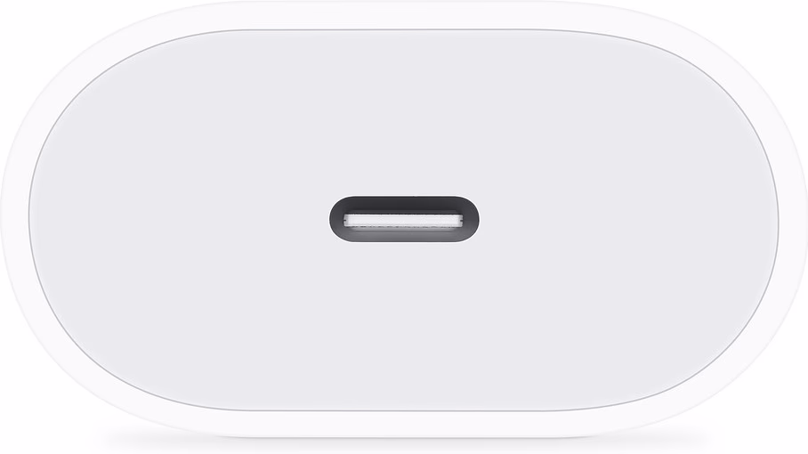 Apple 20W Power adapter - USB-C aansluiting - Snellader iPhone - Wit